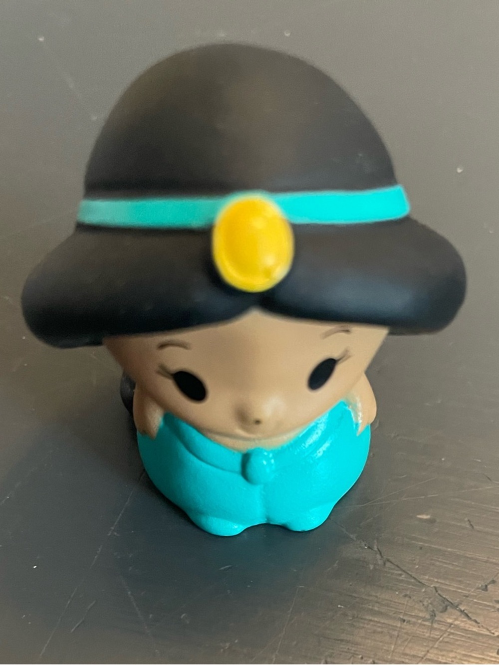 Disney Jasmine Small Princess Figurine in Black and Turquoise